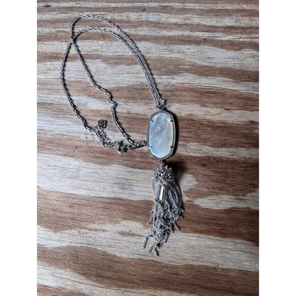 Kendra Scott Rayne Pendent Tassel Necklace 32" - Picture 4 of 6